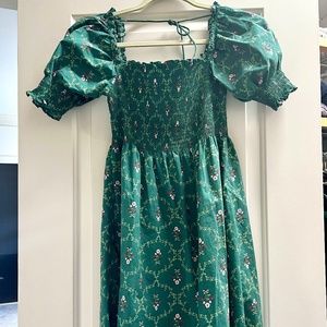 Hill House Home Emerald Trellis Athena Dress